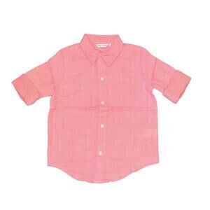 NWT Janie and Jack Coral Button Down Shirt Boy’s Size 2T